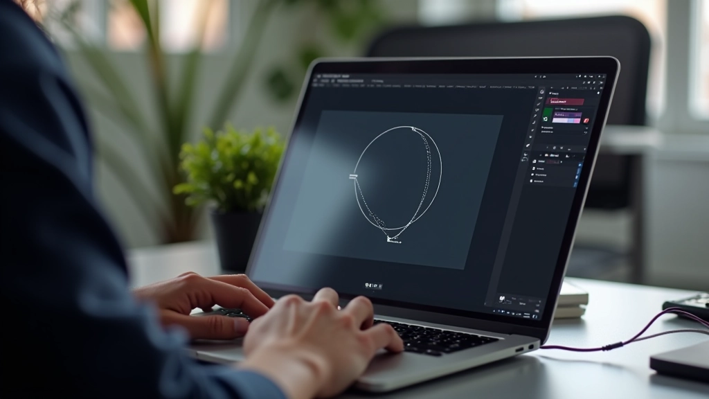 Gráfico interactivo mostrando una curva de Bézier con puntos de control ajustables